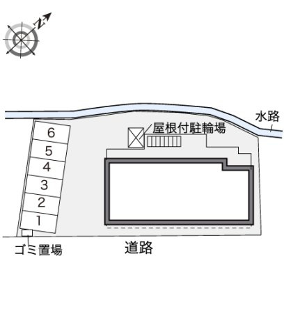 レオパレスウイズダムの駐車場