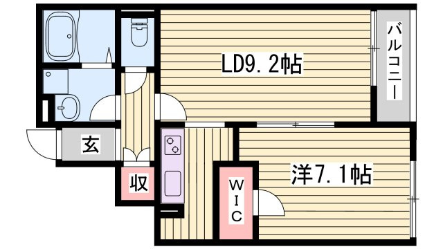 レオネクスト輝の間取り