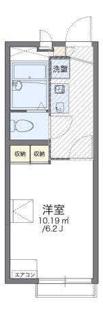 レオパレスアプリコット片山の間取り