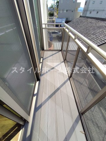 すみ家豊川駅前のバルコニー