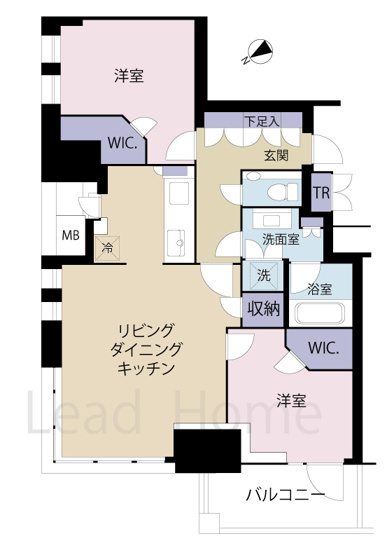 【間取り】 | プラウドタワー渋谷