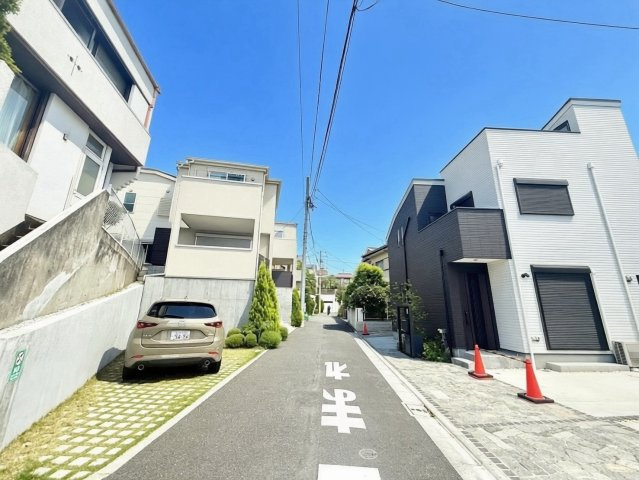 杉並区浜田山1丁目　戸建　残1棟の前面道路含む現地写真|現地写真