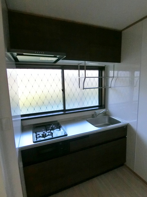 シティハイム　ルミェールのキッチン|グリル付ガス2口システムキッチン