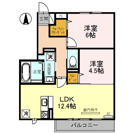 レスペランス向陽台の間取り