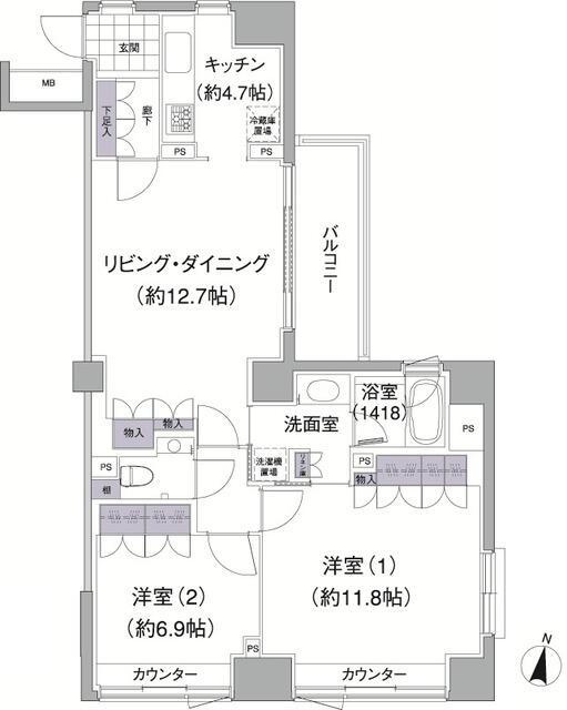 アビティ目黒の間取り