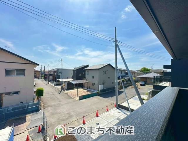 ワイウッドコート宇都宮市下川俣町第1期の展望|前面道路が広いので、陽当り・解放感◎になっております！
