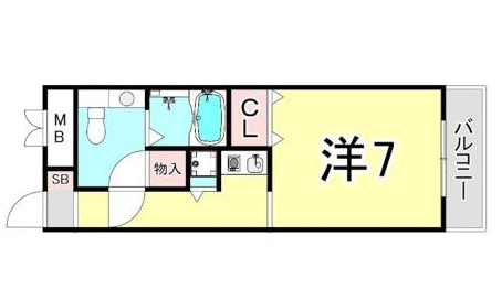 GranPino武庫川の間取り