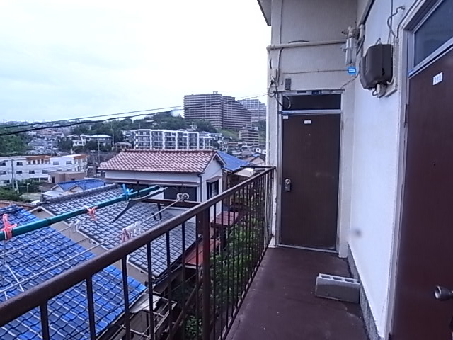 ソルトインハイツのバルコニー