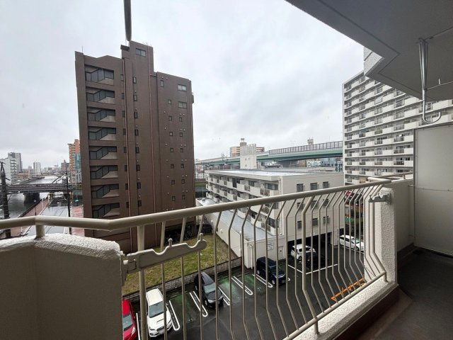 一光ハイツ山王A棟のバルコニー