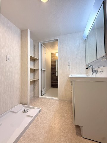 エバ・メゾン本郷通リーヴ・ノールの独立洗面台