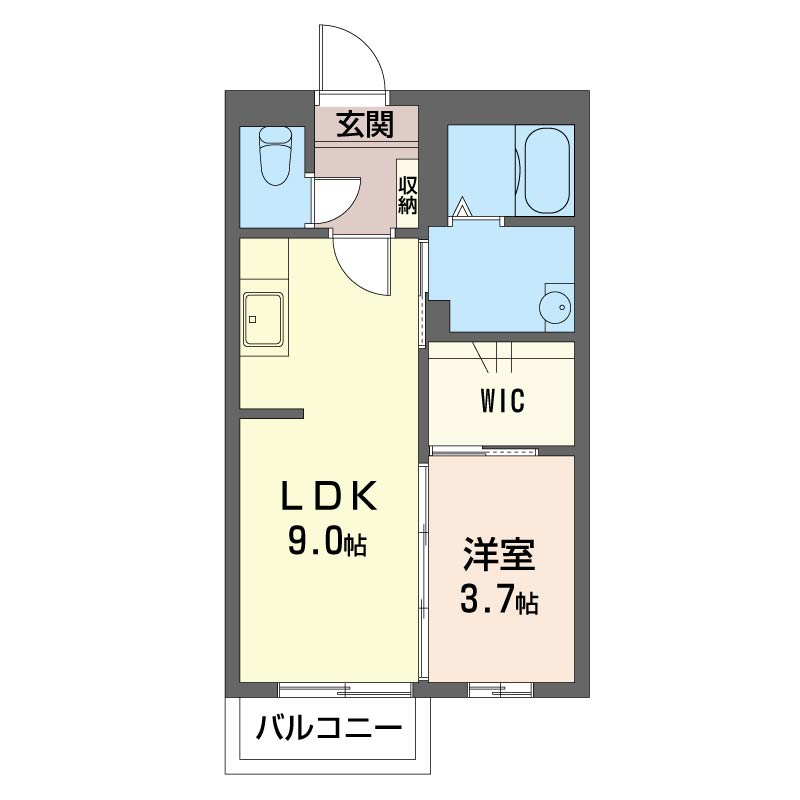 アストール Ｃの間取り