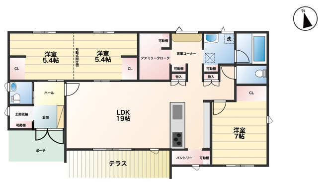 【間取り】 | 加須市南篠崎　中古戸建　