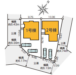 【区画図】 | 高槻市南平台2丁目　新築戸建