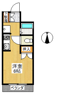 メゾンRYUの間取り
