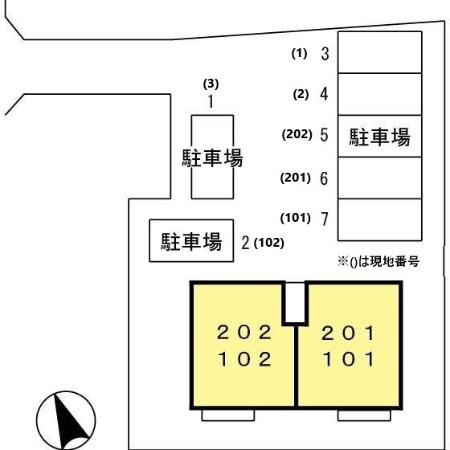 セジュールトキの区画図
