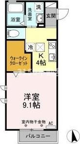 D-room茜部の間取り