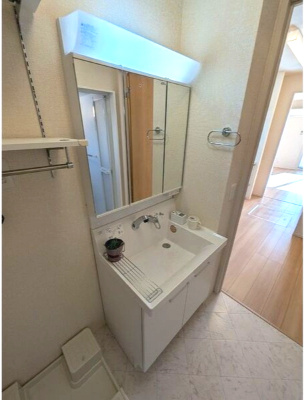 D-room茜部の洗面所