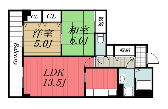 【間取り】 | オーシャンビュー　弐番館