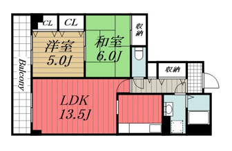 【間取り】 | オーシャンビュー　弐番館