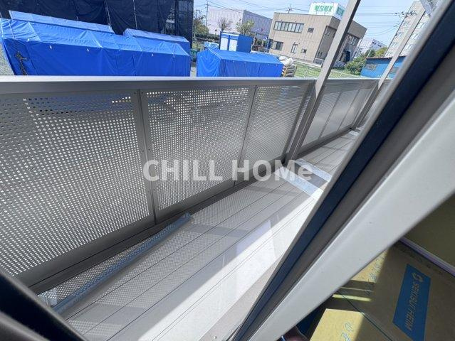 ルミエール県立女子大前Aのバルコニー|当社、チルホームのHPもご覧ください(^^)/物件情報多数♪