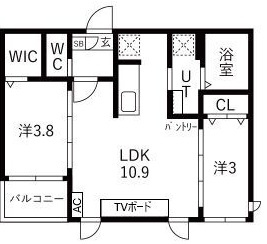Ｔｉｄｙ大江の間取り