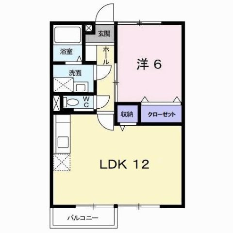 【間取り】 | エスポワールハイムＢ