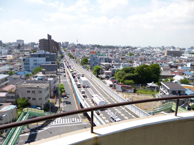 シャロン神谷陸橋の展望|１０階から見える景色です
