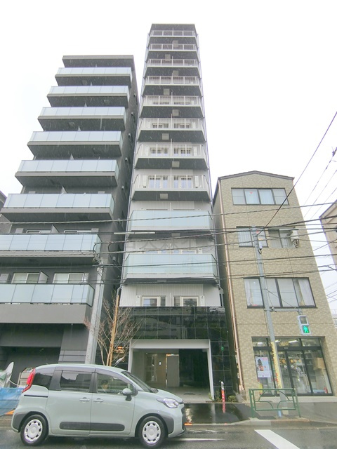 プレール・ドゥーク池上Ⅱの外観|2026年3月築　RC鉄筋コンクリート造地上12階建て総戸数22戸ペット可インターネット無料
東京都大田区池上5丁目　東急池上線池上駅徒歩4分