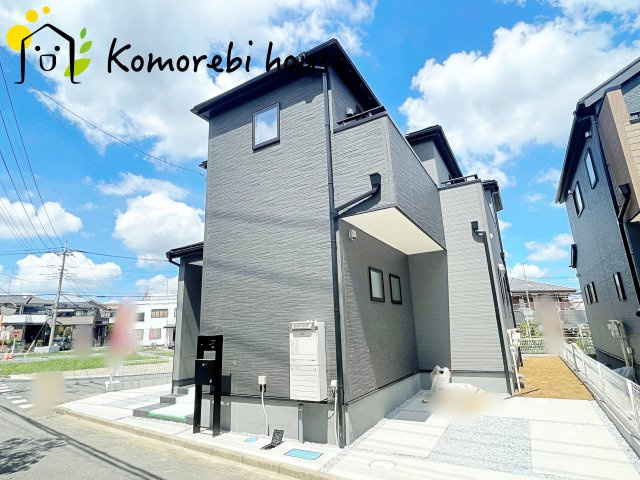 上尾市瓦葺　新築一戸建て　リーブルガーデン　01の外観|26.8.6　撮影済み