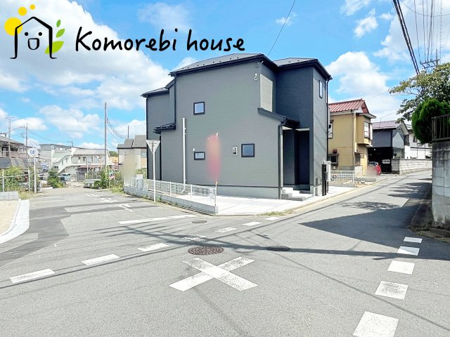 上尾市瓦葺　新築一戸建て　リーブルガーデン　01の前面道路含む現地写真|26.8.6　撮影済み