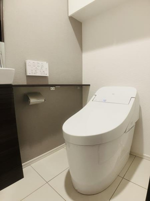 【トイレ】 | ザ・パークハウスアーバンス東五反田 | 落ち着いた色調のトイレです