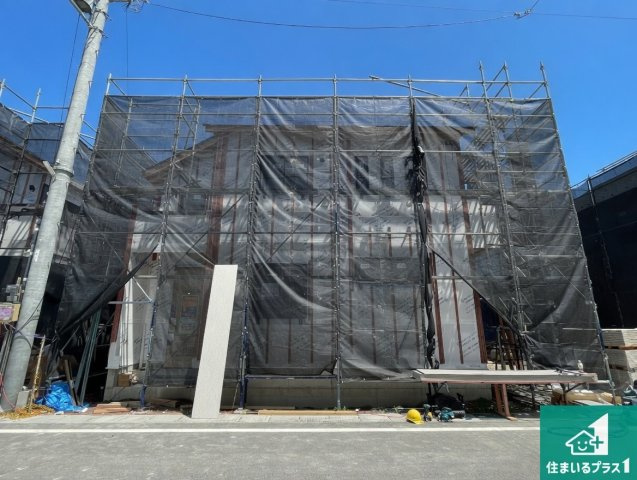 大津市雄琴　第2期　新築一戸建ての外観|現在の進捗状況です！順調に作業進行中、完成が待ち遠しいです！詳細の間取り等、お気軽にお問い合わせください！