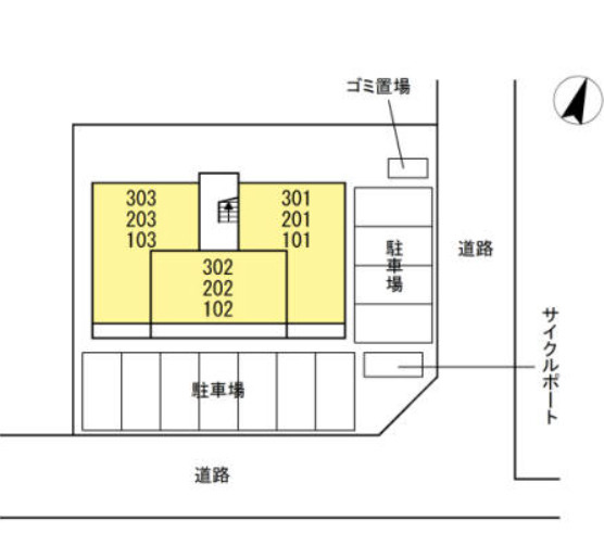 コンフォール・Seriの区画図