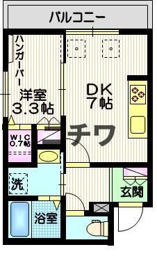 ＲＡＦＦＩＮＥ　ＬＵＣＩＡの間取り
