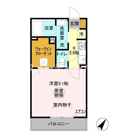 三の丸キャッスル　Ａの間取り