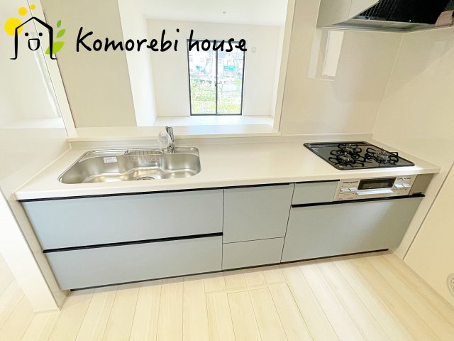 上尾市瓦葺　新築一戸建て　リーブルガーデン　02のキッチン|26.8.6　撮影済み