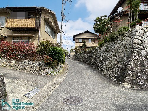 一乗寺堂ノ前町 土地の前面道路含む現地写真