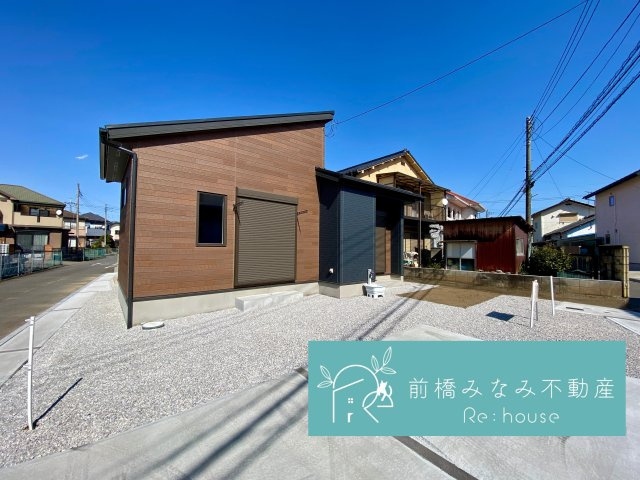 【新築平屋】前橋市下新田町　限定1棟　ブルーミングガーデン　新築建売の外観|外観です