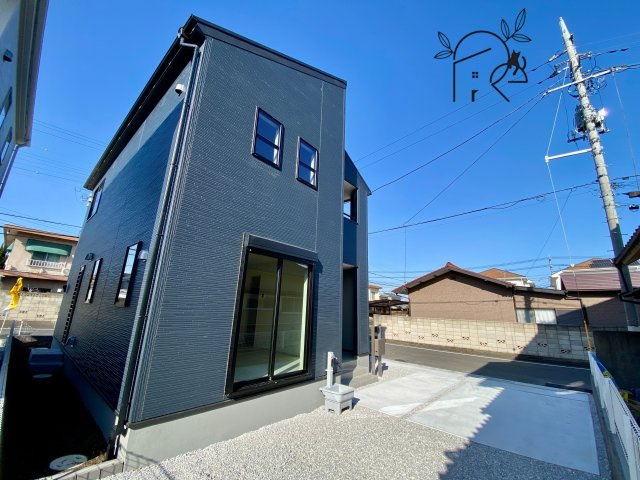前橋市大利根町第7　２号棟(全２棟)　リーブルガーデン　新築建売分譲の外観|外観もきれいです