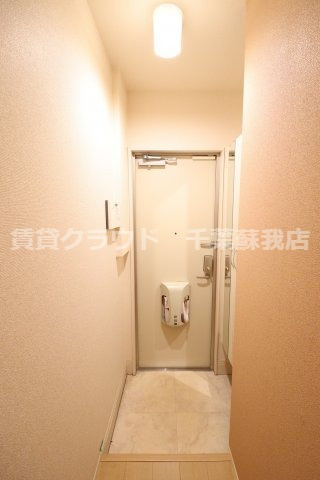 ブリランテAの玄関|全身鏡でお出かけ前に身だしなみチェック