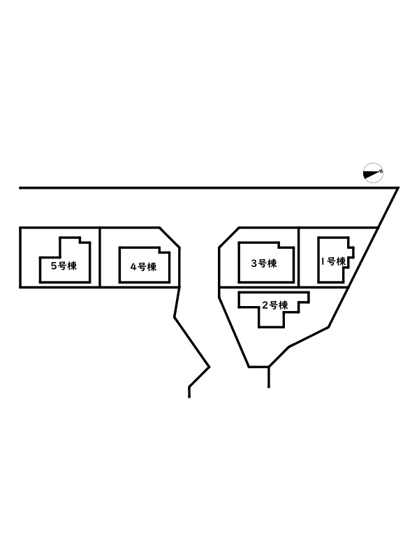 姫路市西庄/新築戸建の区画図