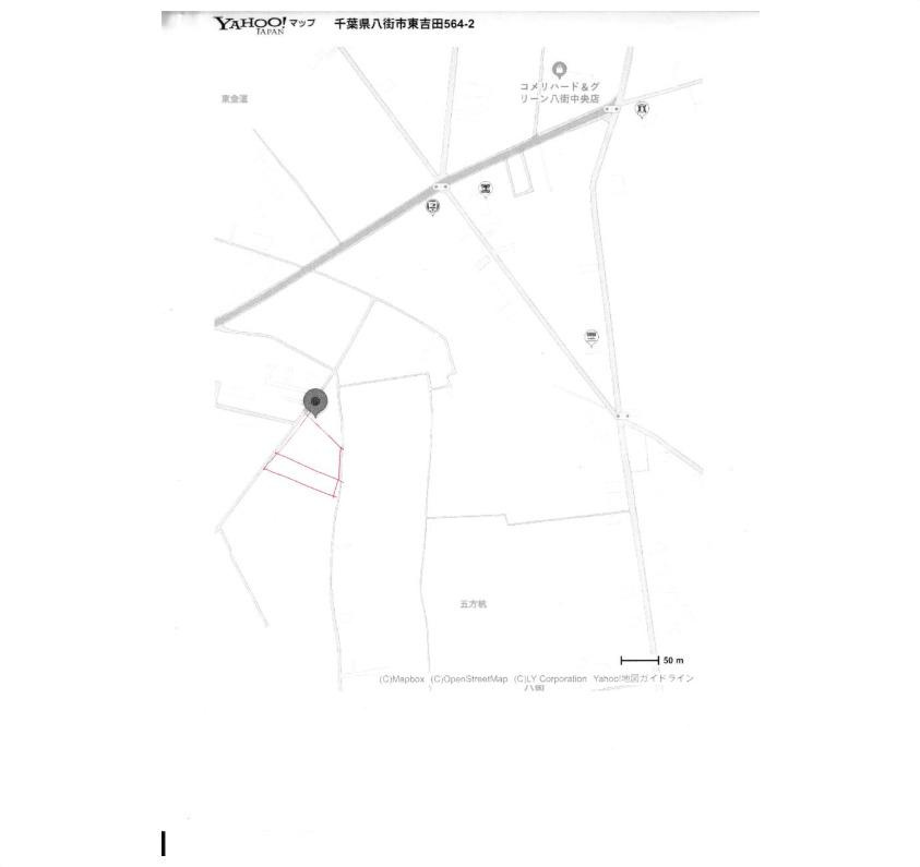 八街市東吉田　中古戸建の地図
