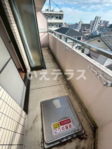 ハイムM2のバルコニー
