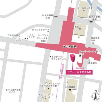 【地図】 | サニーヒルズあざみ野