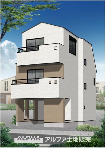 立川市錦町6　B号棟の外観|【Morning Light】◆朝の光から始まる暮らし◆
やわらかな光が差し込む住まい。ここで迎える朝が、慌ただしい日常に少しの余裕と穏やかな時間を届けてくれる。