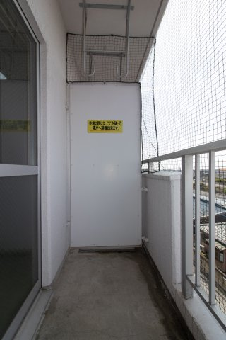 ホワイトハイツ鹿島台のバルコニー
