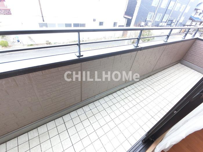 飯塚町谷一貸家住宅のバルコニー|当社、チルホームのHPもご覧ください(^^)/物件情報多数♪