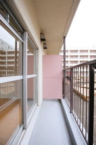 メゾンサンシャインのバルコニー