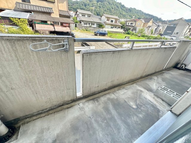 山田コーポのバルコニー