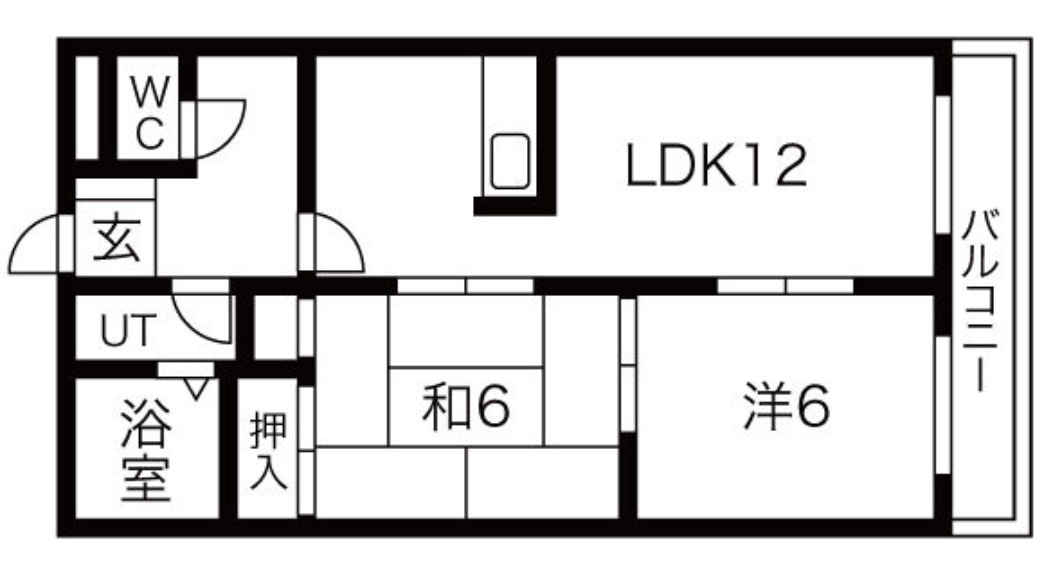 山田コーポの間取り